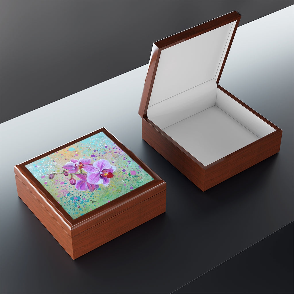 Jewelry Box - Pink Orchid