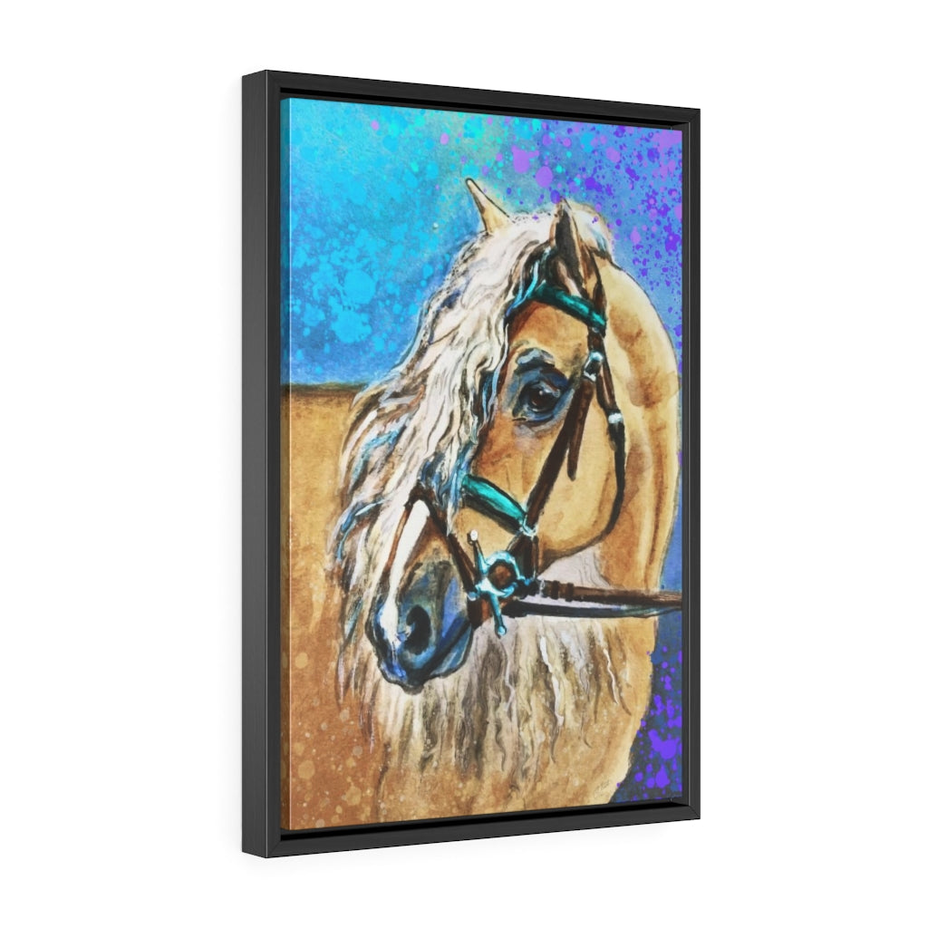 Framed Canvas - Haflinger