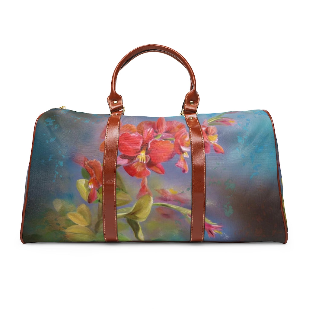 Waterproof Travel Bag - Red Orchid