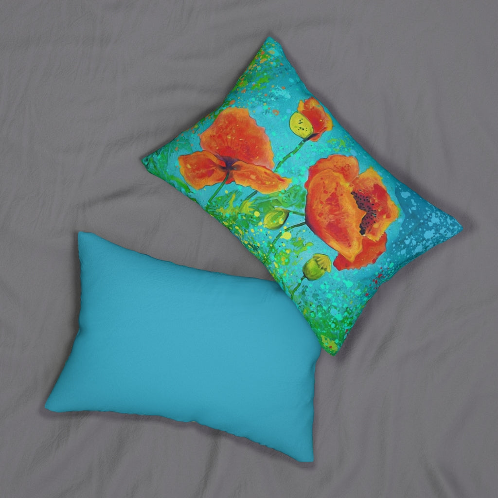 Lumbar Pillow - California Poppies