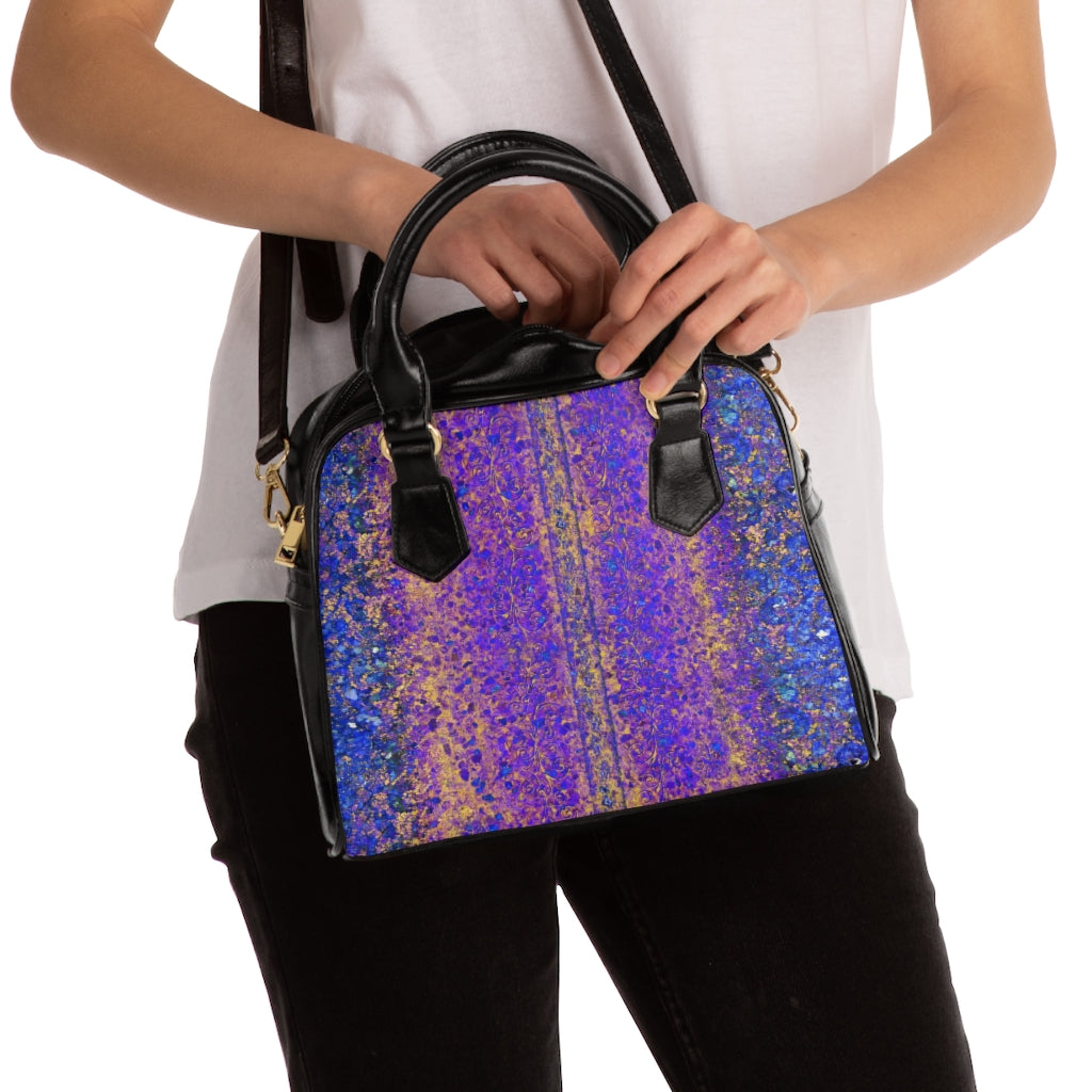 Shoulder Handbag - Royal Purple/Blue