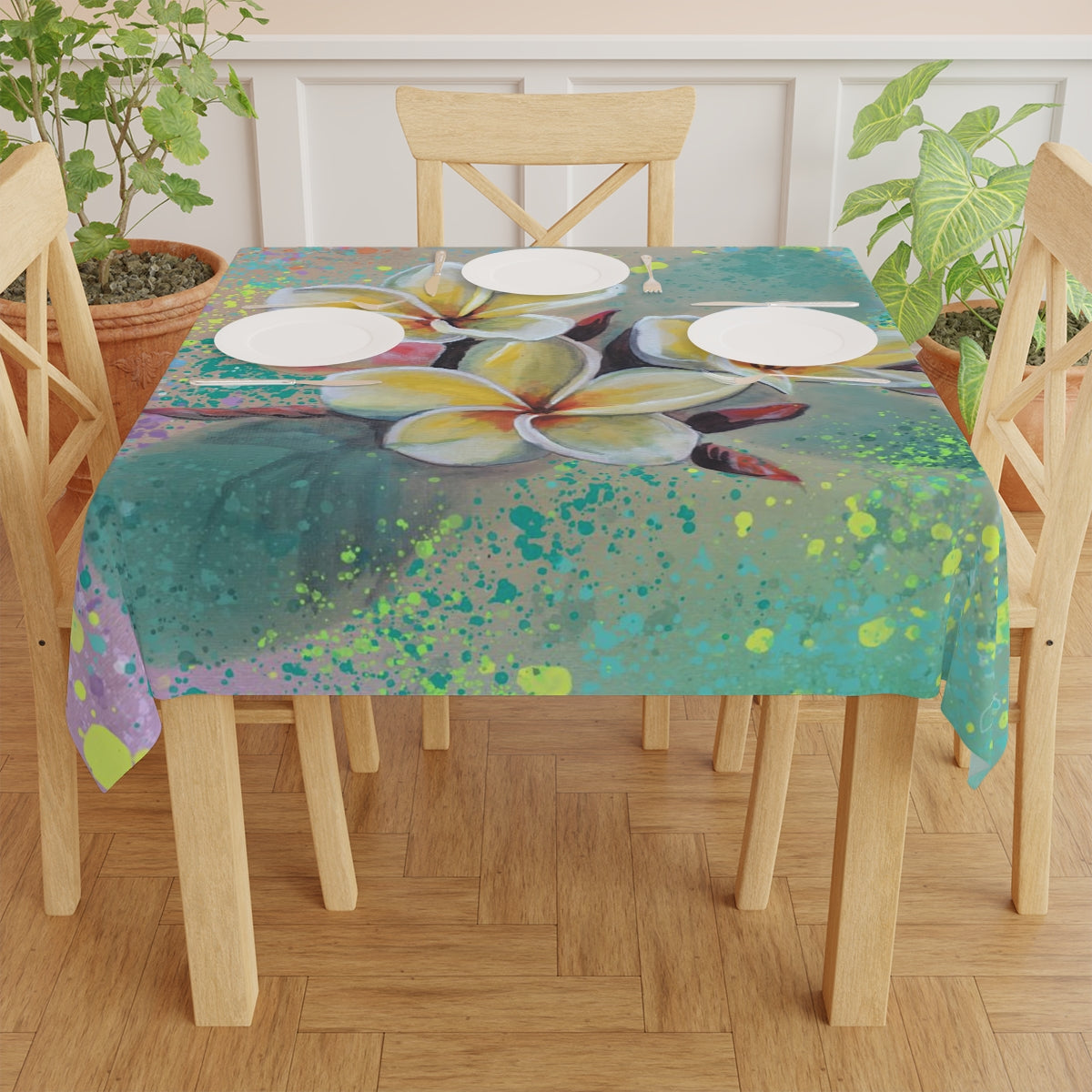 Table Cloth - Plumeria