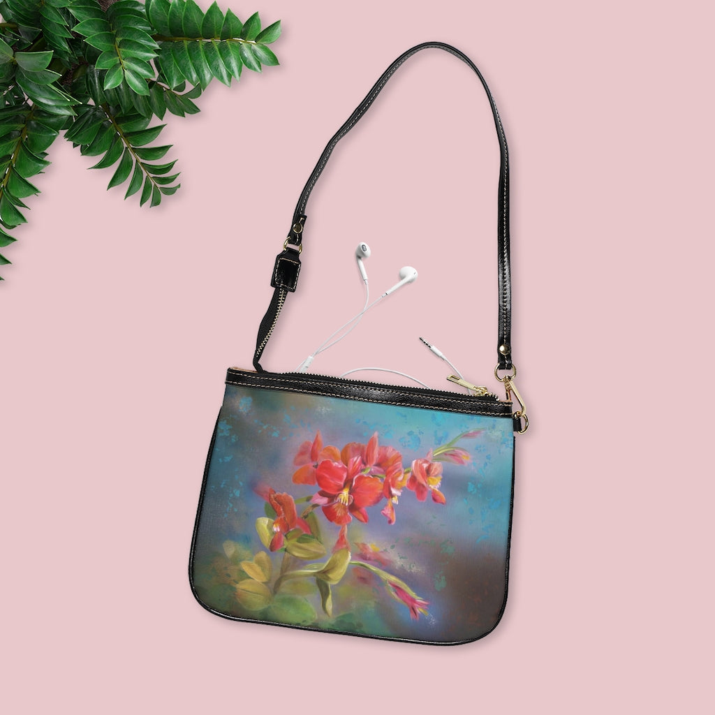 Small Shoulder Bag - Red Orchid