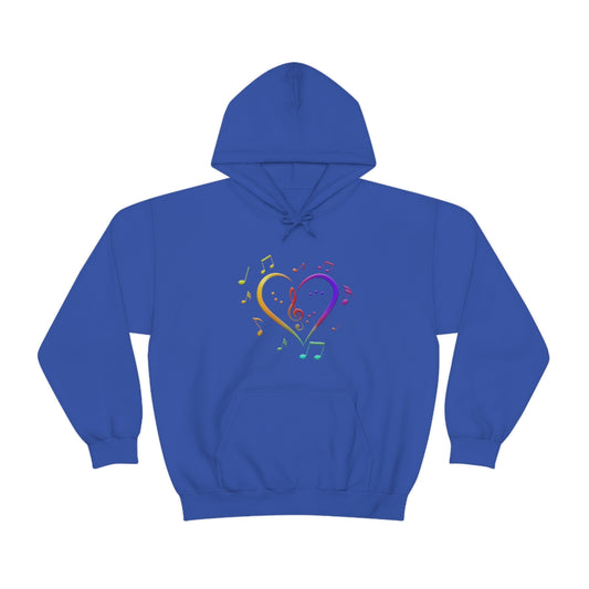 Unisex Heavy Blend™ Hooded Sweatshirt - Love of Music